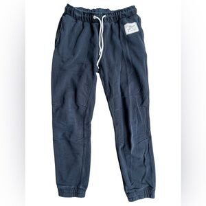 THE HUNDREDS Trader Sweatpants Black Joggers Mens Small Streetwear Drawstring